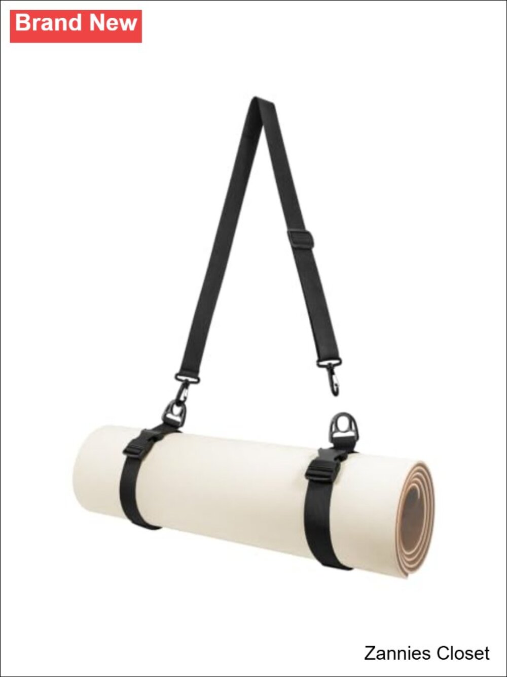 ✨ Yoga Mat Carrying Strap Adjustable Buckle Nylon Shoulder Carrier for Rolled
